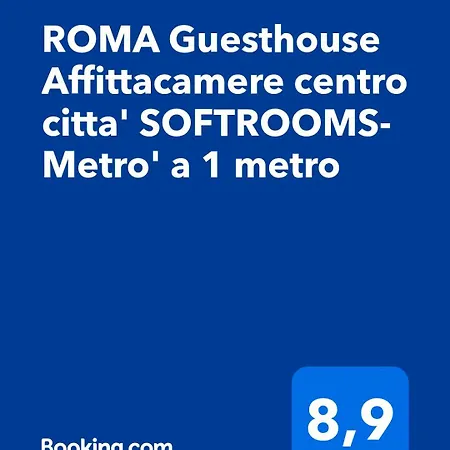 Centro Citta' Softrooms-metro' A 1 Metro Casa de hóspedes Roma